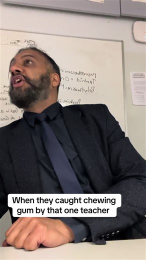 Caught Chewing Gum in Class: Teacher's Reactions
