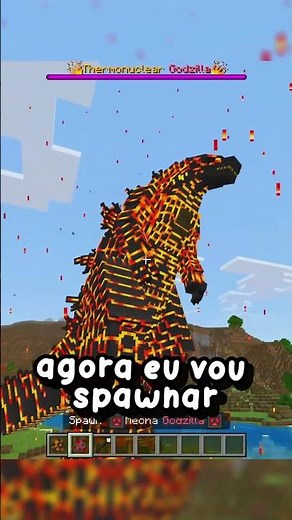 NUCLEAR GODZILLA VS MECHAGODZILLA na BATALHA DE MOBS DO MINECRAFT!!!