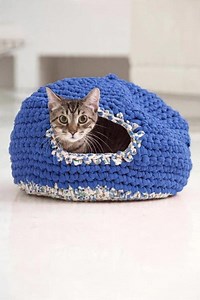Cat Cave Crochet Pattern PDF, Easy Cat Bed Pattern, Modern Pet Pod, Cozy Kitty House, Crochet Cat Basket, Instant Download - Etsy Canada