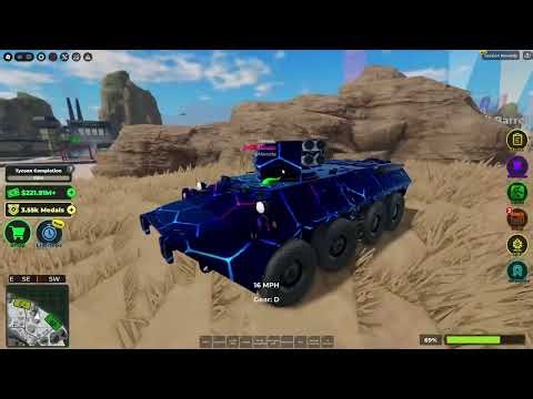 Destroying War Tycoon server with the BTR-80 Kliver
