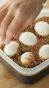 Korean soy-marinated soft-boiled eggs are something you will make once and then want to have in your fridge ALWAYS 😛 Get Jackie Ji Yoon Park's recipe for Mayak Gyeran: https://foodtv.com/3CzX8D9 | Food Network