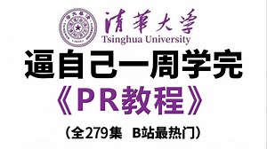 【PR教程】全279集（完整版）清华大佬耗时三个月整理的Premiere Pro课程，从基础到精通，详细讲解，通俗易懂，适合所有零基础小白学习，学完即可接活！！