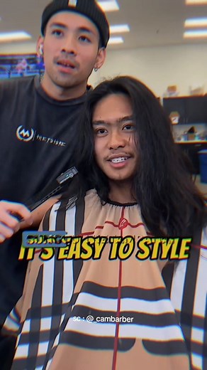 62K views · 2K reactions | Potongan model middle part with taper fade, Save dulu biar gak hilang. #haircut #babershop #hairstyle #hair #gayarabut #boyhaircut | Cakepbett | Facebook