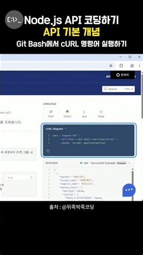 Git Bash에서 cURL 명령어 실행하기
