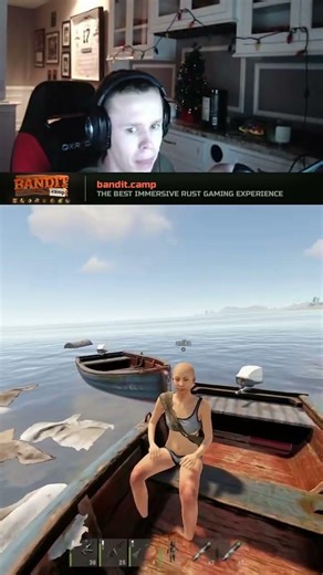 He Thought He Was Safe In The Ocean Lmao #rust #rustgame