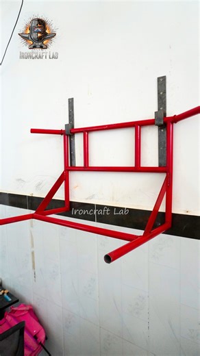 Homemade Pull-Up Bar with Welding – Simple & Strong! #reels #instagramreels #pullup #bar #handtool #metalworking #fabrication #handyman #lifehacks | IronCraft Lab