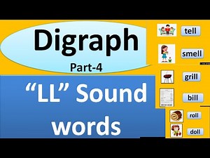 ll sound words | digraphs | phonics | class ukg | class 1 english grammar