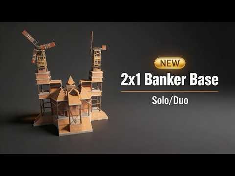 NEW 2x1 Banker Base | Solo/Duo Full Build | WarBandits VIP Code MEMOSH #rust #rustbase #rustgame