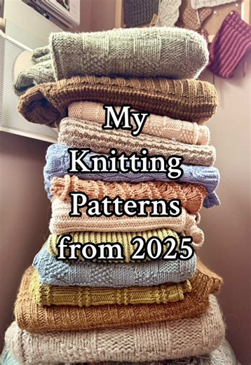 Mis patrones de tejido de 2025