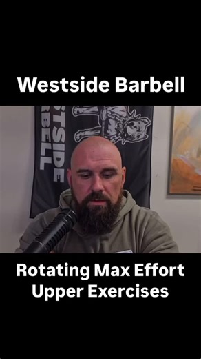In this clip from the Westside Barbell Podcast, @westsidebarbelljiujitsu and @thesuperheavymethod discuss the basic variations utilized during maximal effort upper training. Want to hear more? Check out the Westside Barbell Podcast available on YouTube, Spotify, and Apple Podcasts. | WESTSIDE BARBELL The Official Fan Page