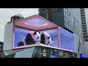 How does 3D LED display work?