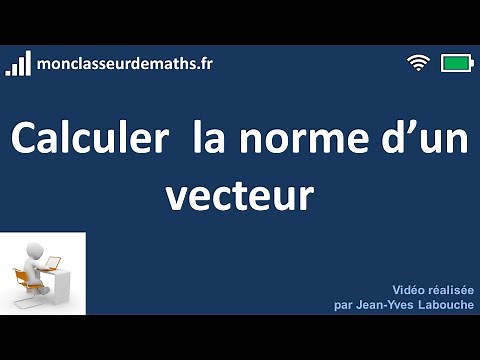 Calculer la norme d'un vecteur