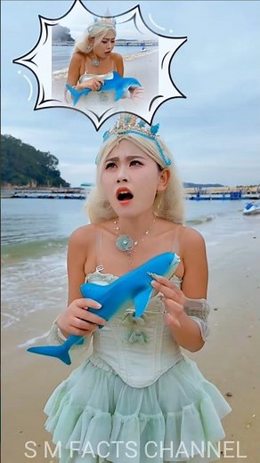 शार्क लेकर जाऊंगी तो हाथ खा जाएगा 😍🤩