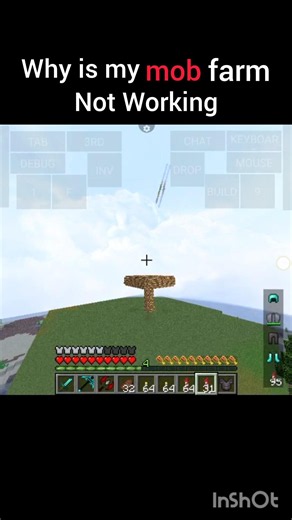 Why is my mob farm not working #minecraft