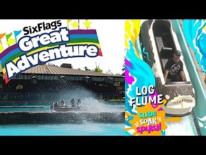 Six Flags Log Flume Ride 2025 🌊 | Great Adventure's Classic Water Ride Is BACK!