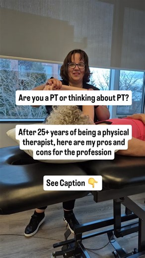Suzie I AI & Digital Marketing on Instagram: "Follow and DM me at anytime if you want to talk about PT. Like all other jobs, physical therapy has pros and cons. Below are my pros and cons: PROS 1) There is always work.....in my 25+ years of physical therapy....I have never been unemployed and the more experienced and specialized I became the easier it was to get into the top clinics 2) Work is available worldwide as long as you can speak the language of the country you want to work in and you ca
