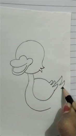 easy duck drawing for kids#ArtisticOdysseyOdyssey