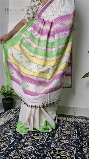 💐Welcome to House of Riti💐,Fabric: Mercerized cotton saree.Free shipping, WhatsApp no: 9354824434