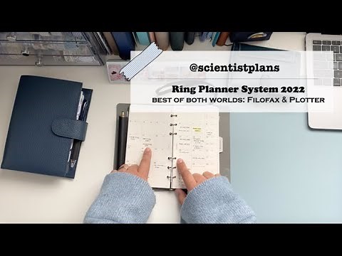 Ring planner / binder system: How I set up, use and store my inserts from Filofax and Plotter USA
