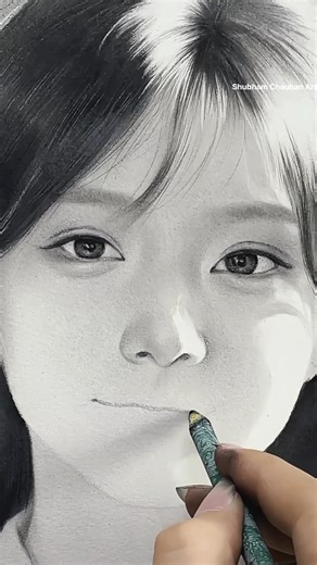 How to Draw a Beautiful Girl |Girl Portrait Easy #girldrawing #drawing #portraitdrawing #art #shorts
