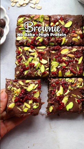 No Bake High Protein Brownie Recipe