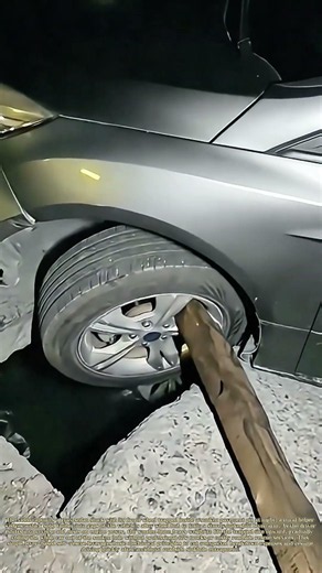 Prying With Timber: How A Wooden Lever Pulls Stranded Car Free From Pit