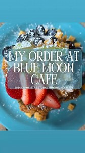 My order at: Blue Moon Cafe And Blue Moon Too! #eatmorebemore #baltimorefoodies #dmvfoodies #breakfastclub #brunchgoals | Eatmorebemore