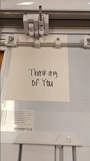 Silhouette Cameo 5 + Calligraphy pen + Electrostatic Bed = 😍 #silhouettecameo5