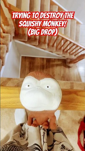 Squishy Monkey SPLAT! #comedy #funny #monkey #toys
