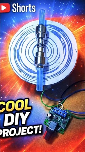 Amazing Motor Speed Control Experiment 🔥 | DIY Electronics #Shorts