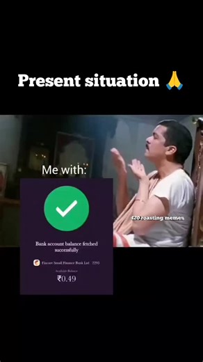 420_memes on Instagram: "Situation very bad 😔😂.. . . . . #instagram #viralreels #reelsinstagram #instagramreels #money"
