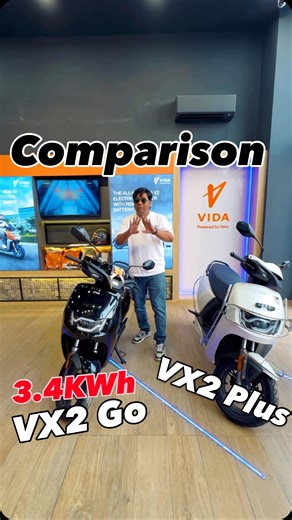 New Hero Vida VX2 Go 3.4KWh and VX2 Plus Comparison Price Range Batteries Availability | Mr Auto