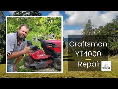 Craftsman lawn mower repair YT4000