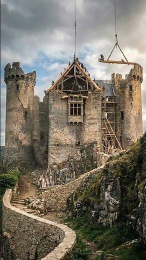 This castle was abandoned for 200 years… Watch the Transformation