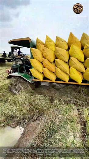 Farming Revolution: The Power of Mechanized Rice Planting Efficiency on the Farm