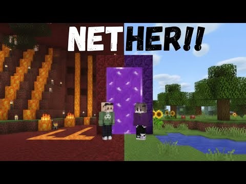 Can we survive in nether?? || Minecraft Part 4 || nether exploration!