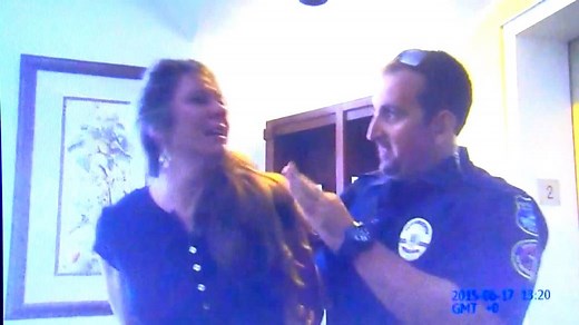 ‘Get off of me’: Woman slammed to the ground and tased by cop