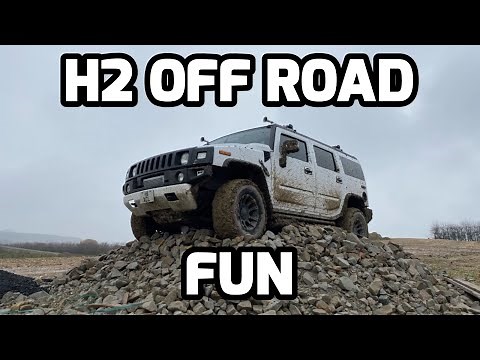 OFF ROAD FUN IN HUMMER H2, off roading fun