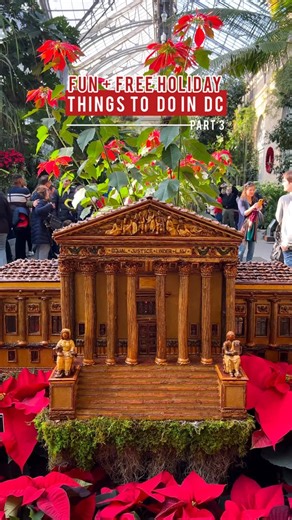 Aleah + Seth 𖤥 DC-Based Outdoorsy Travelers on Instagram: "After hours party at the @usbotanicgarden?! Let’s go 🎄 🙌 Every year the USBG hosts miniature DC landmarks made entirely out of plants/plant materials as well as an outdoor model train display. This year, the outdoor exhibit is dinosaur-themed and seeing them all lit up at night was so cool!! 📍US Botanic Garden (100 Maryland Ave SW) 🚇 Closest Metro Stop - Federal Center SW 🗓️ OPEN 10AM-5PM daily thru Jan. 4 (closed on Christmas Day)