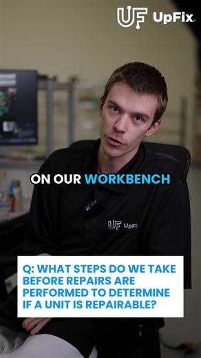 Ever wonder what steps our techs take before a repair begins? At UpFix, every unit goes through a strict diagnostic and evaluation process to determine if it’s truly repairable.  Learn more or start your repair at Upfix.com #UpFix #QA #ElectronicsRepair #Diagnostics #AutoRepair #IndustrialRepair #HomeRepair | UpFix Auto | Facebook