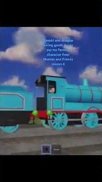 Donald and douglas puilng goods trains yay my favorite character from thomas and friends season 6
