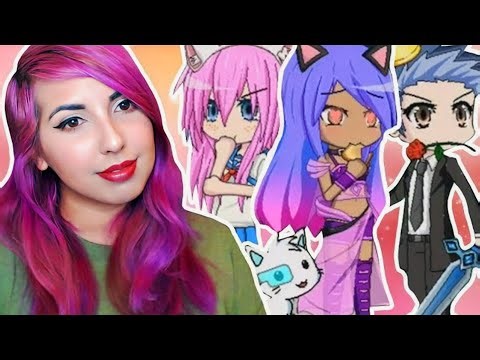 Making FAMOUS YouTubers in Gacha Studio! ✨