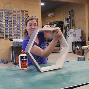 24K views · 657 reactions | How To Build Floating Hexagon Shelves!!! | Wilker Do's | Facebook