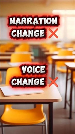 Narration change and voice change rules pdf | ssc notes | #english