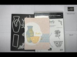 Stampin’ Up! Inspiring Imperfections Thank You Card Tutorial #diy #patternedpaper #papercrafting