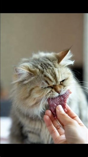 Cat Eating Food ASMR | Relaxing Eating Sounds for Sleep & Stress Relief