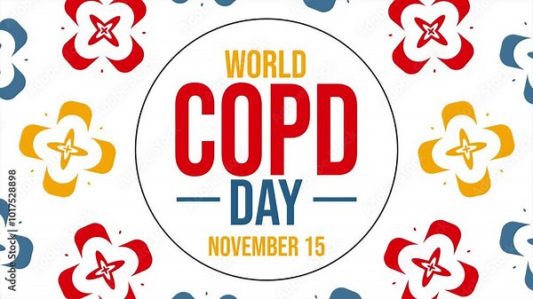 4K Animated Video for World COPD Day on November 16 Promoting Awareness on Chronic Obstructive Pulmonary Disease.