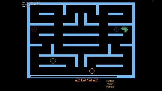 1.6K views · 48 reactions | Marco1019 didn't waste any time battling the iBots on the award-winning 2020 release Robot City for the Atari 2600. On his first day playing the homebrew, he quickly found his groove as an expert hypercopter pilot and cleared 7 mazes to finish his “Game 4” mission with 2,468 points. #atari2600 #Robot | Twin Galaxies | Facebook