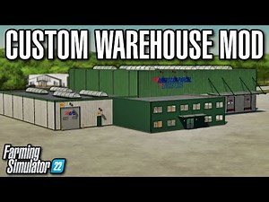 New Mods - Custom Warehouse, Liftable Premium DLC Pallets, & More! (17 Mods) | Farming Simulator 22