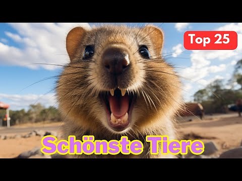 Top 25 schönsten Tiere der Welt - TiereXplore 4K wunderschöne Tiere